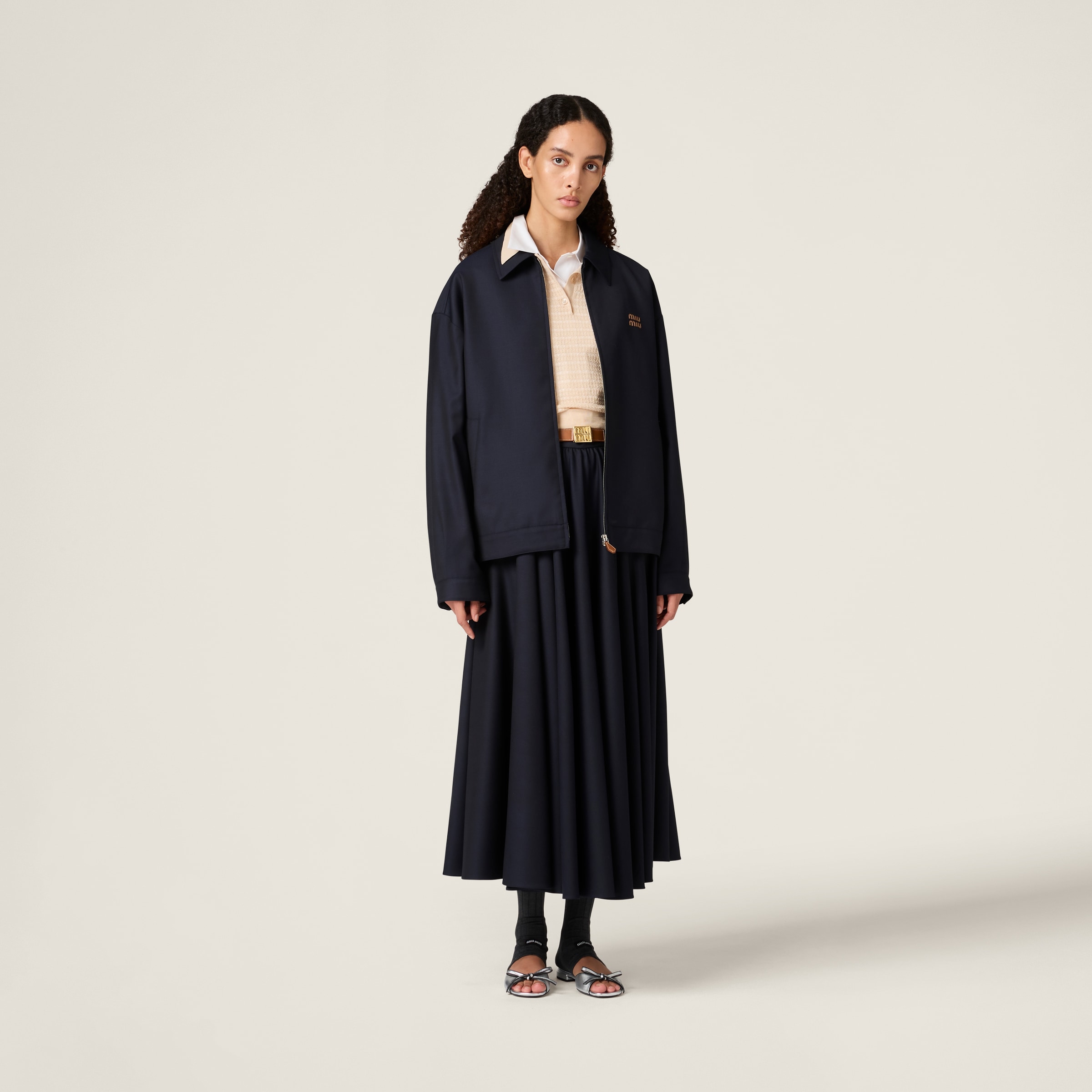 Batavia blouson jacket - Collection Collections | Miu Miu