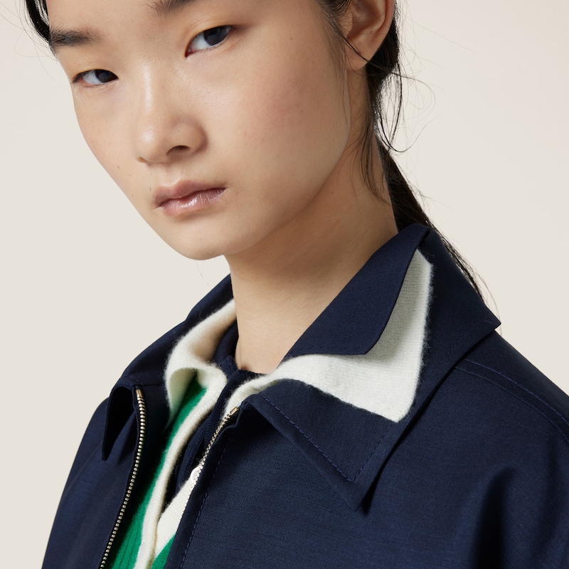 모헤어 블루종 재킷