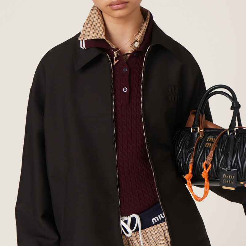 모헤어 블루종 재킷