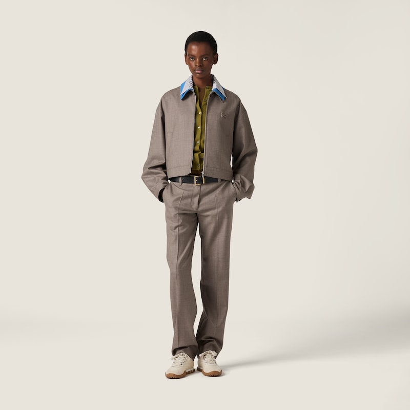 Blouson en gabardine