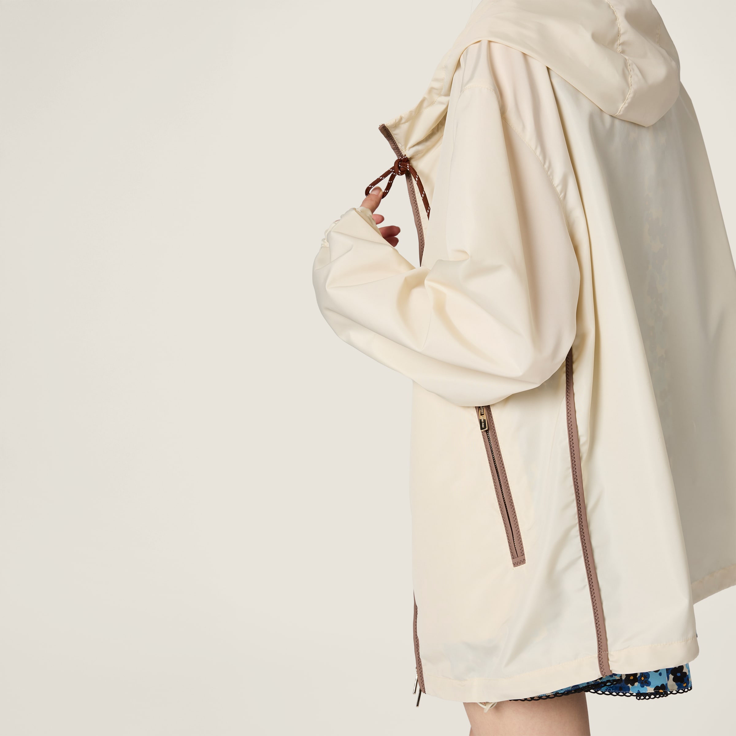 ジャケット・アウター miumiu ArchiveTwo-tone nylon jacket 38 MIU MIU/ミュウミュウ通販 | テクニカルファブリック ブルゾン