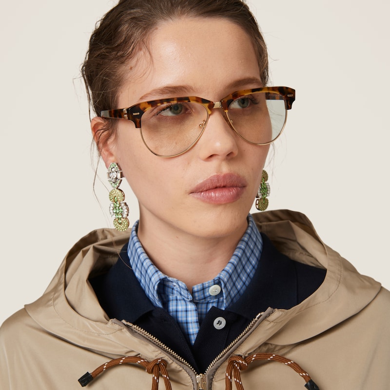 Technical fabric blouson jacket