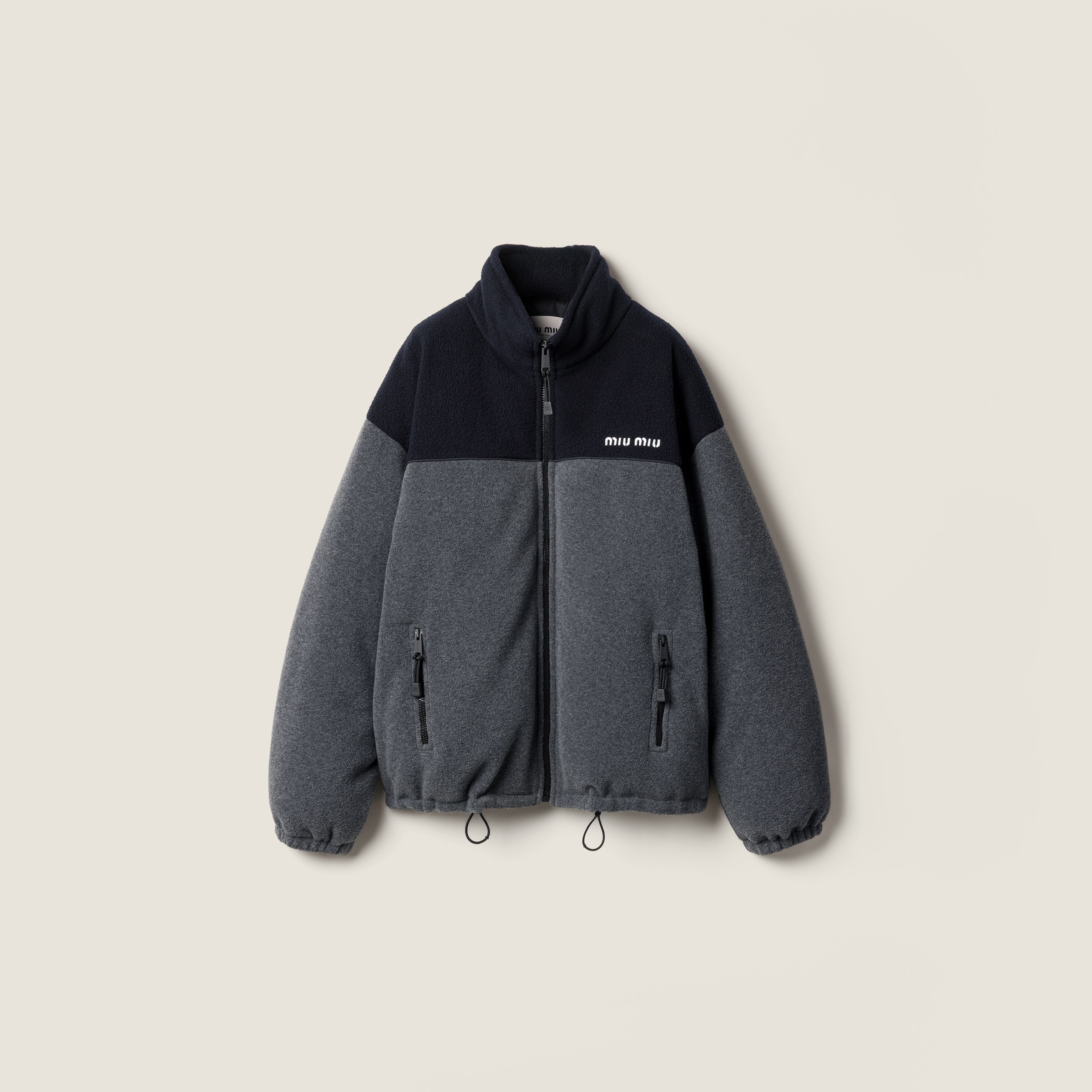 Fleece down jacket by Miu Miu