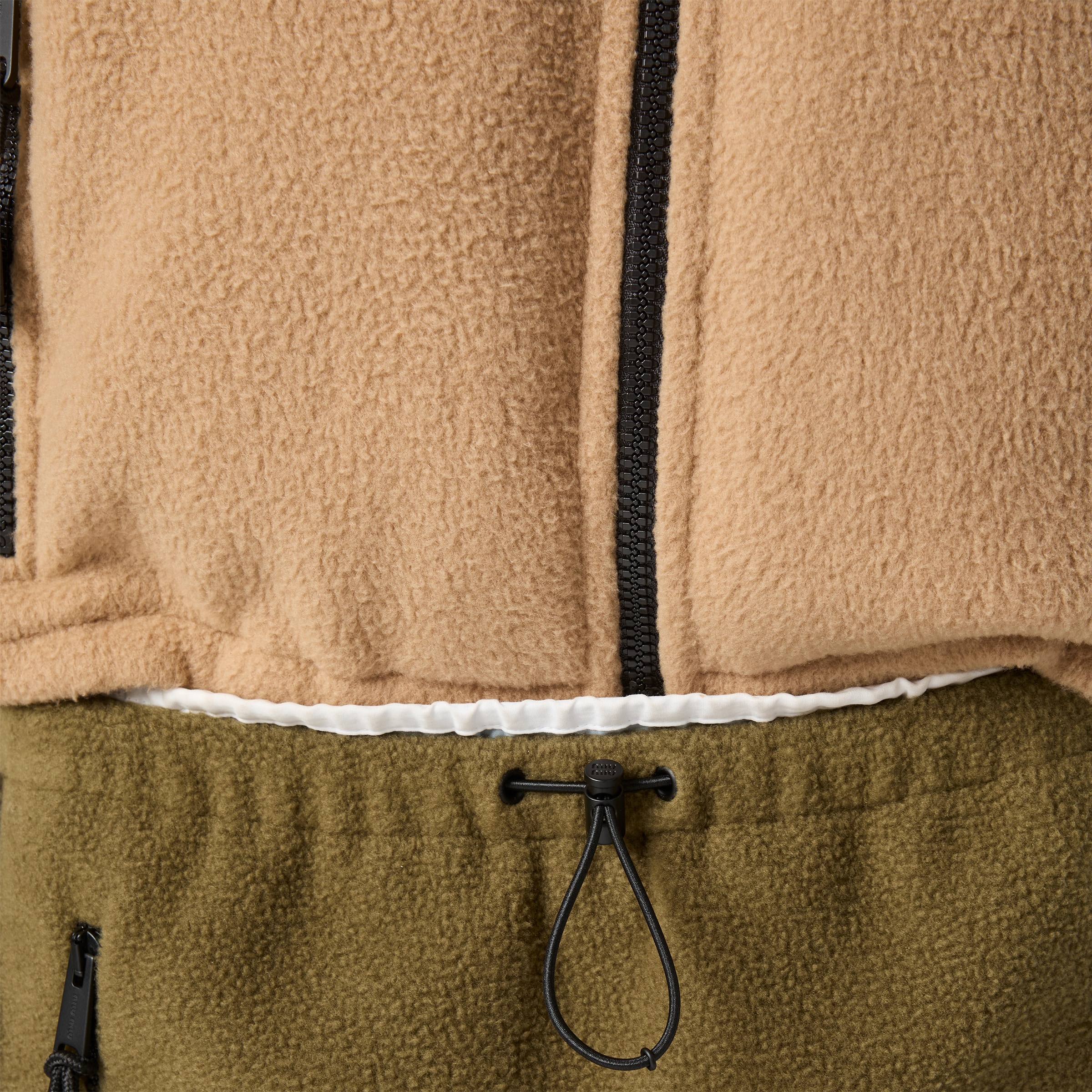 Fleece down jacket - thumbnail 4