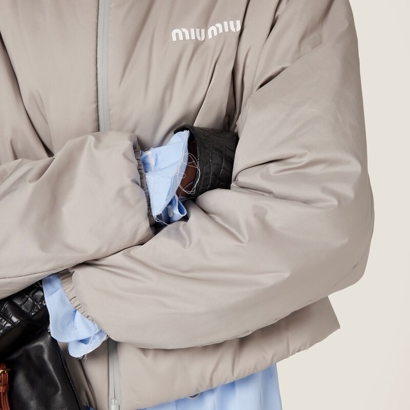 Veste en pongé technique