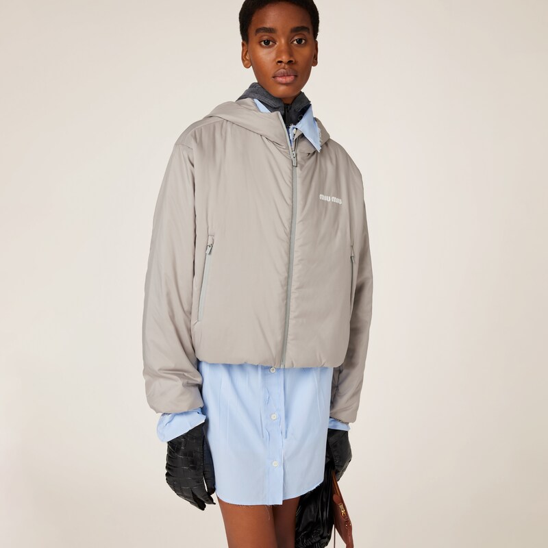 Veste en pongé technique