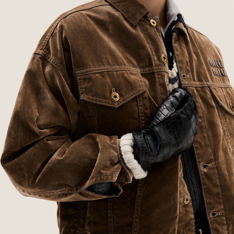 Blouson in flock chambray washed