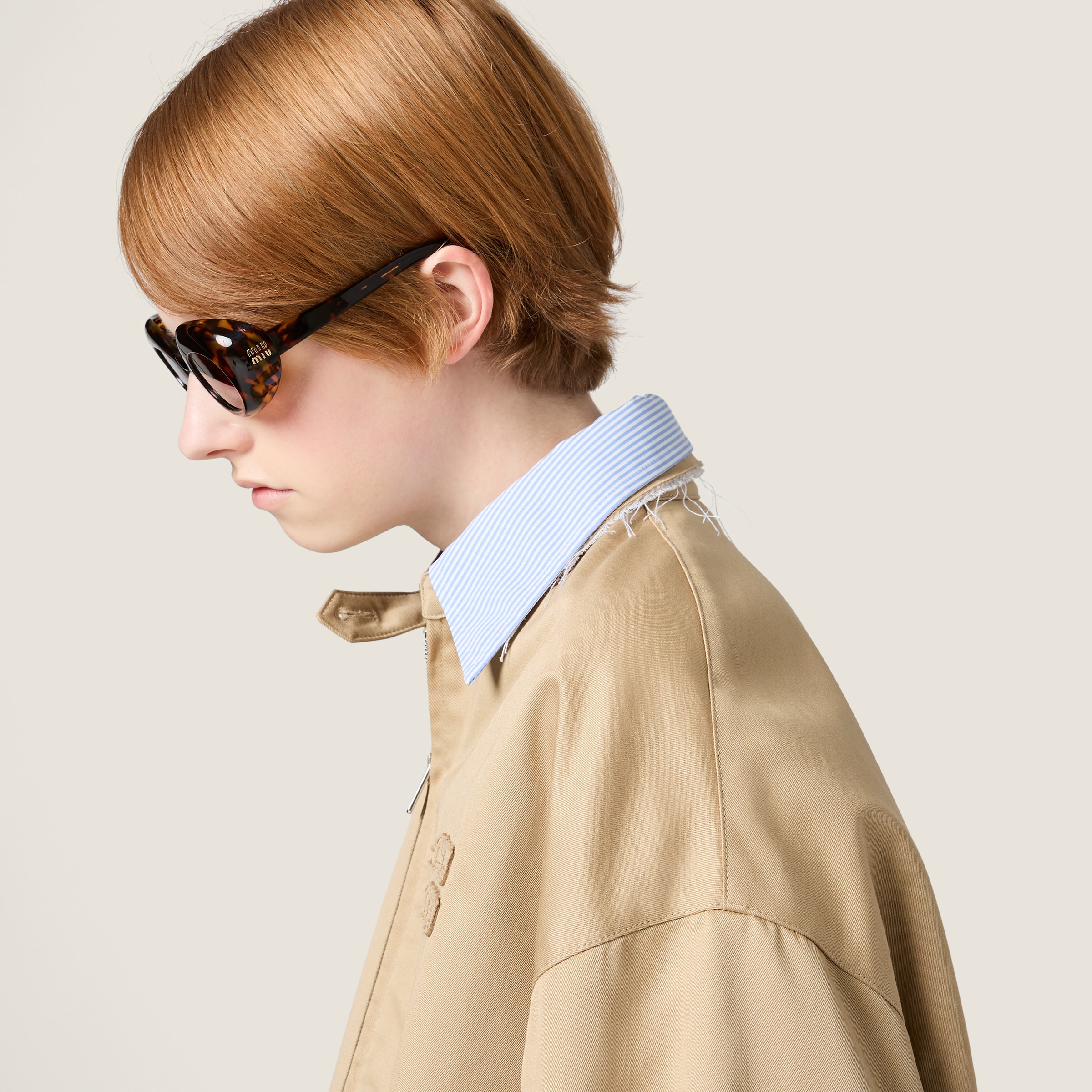 Cord Chino Blouson Jacket | Miu Miu - United States