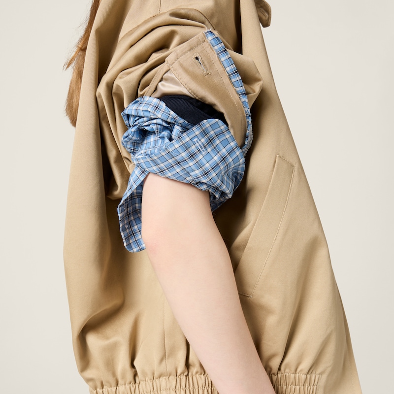 เสื้อแจ็กเก็ตบลูซงผ้าชิโน