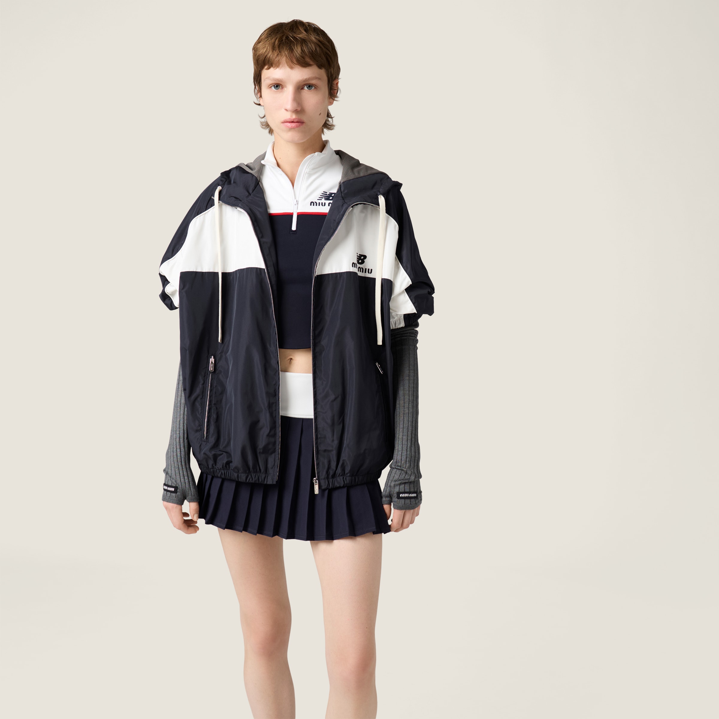 テクニカル ポプリン フーディジャケット - コレクション