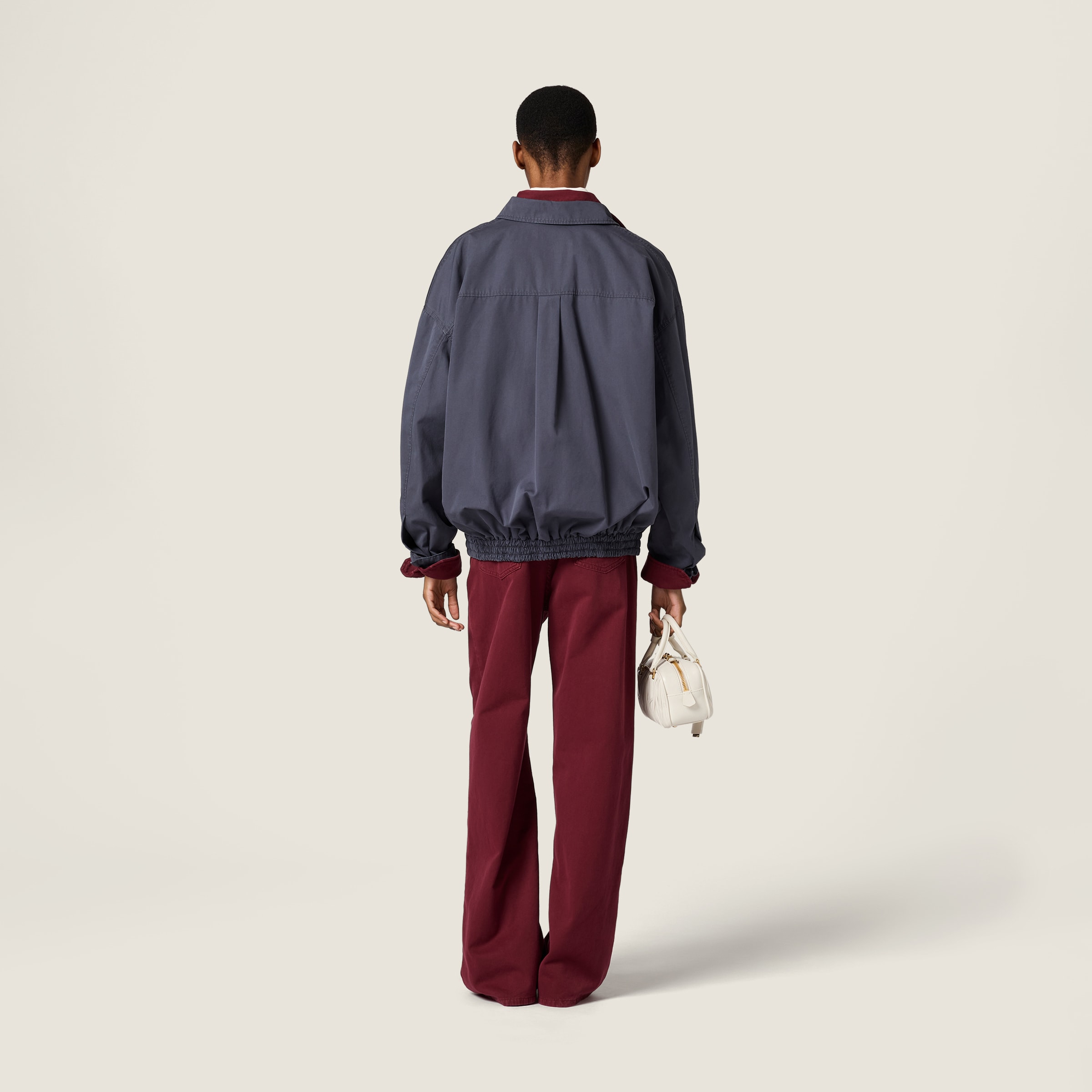 Old poplin blouson jacket - thumbnail 3