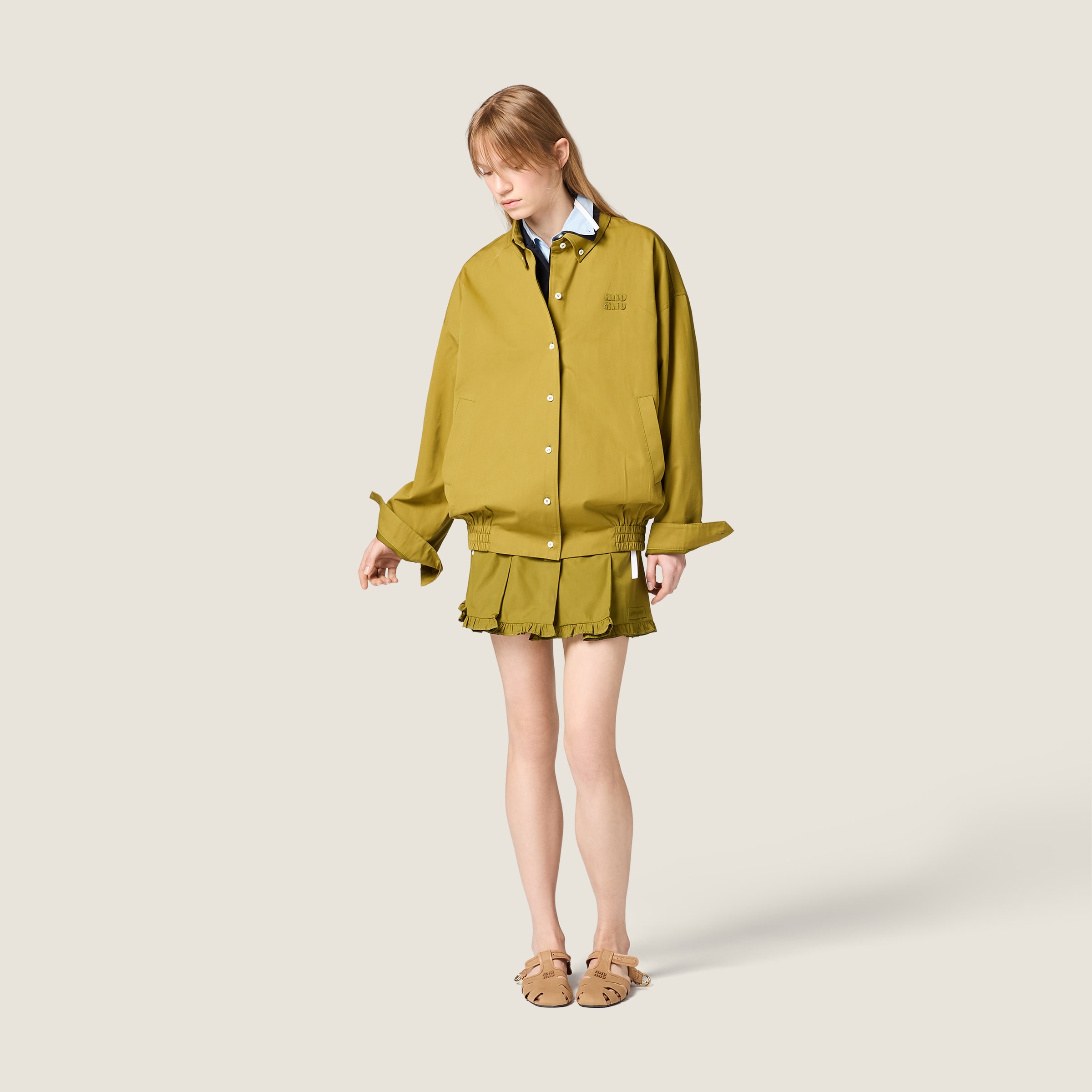 Poplin blouson jacket - thumbnail 2