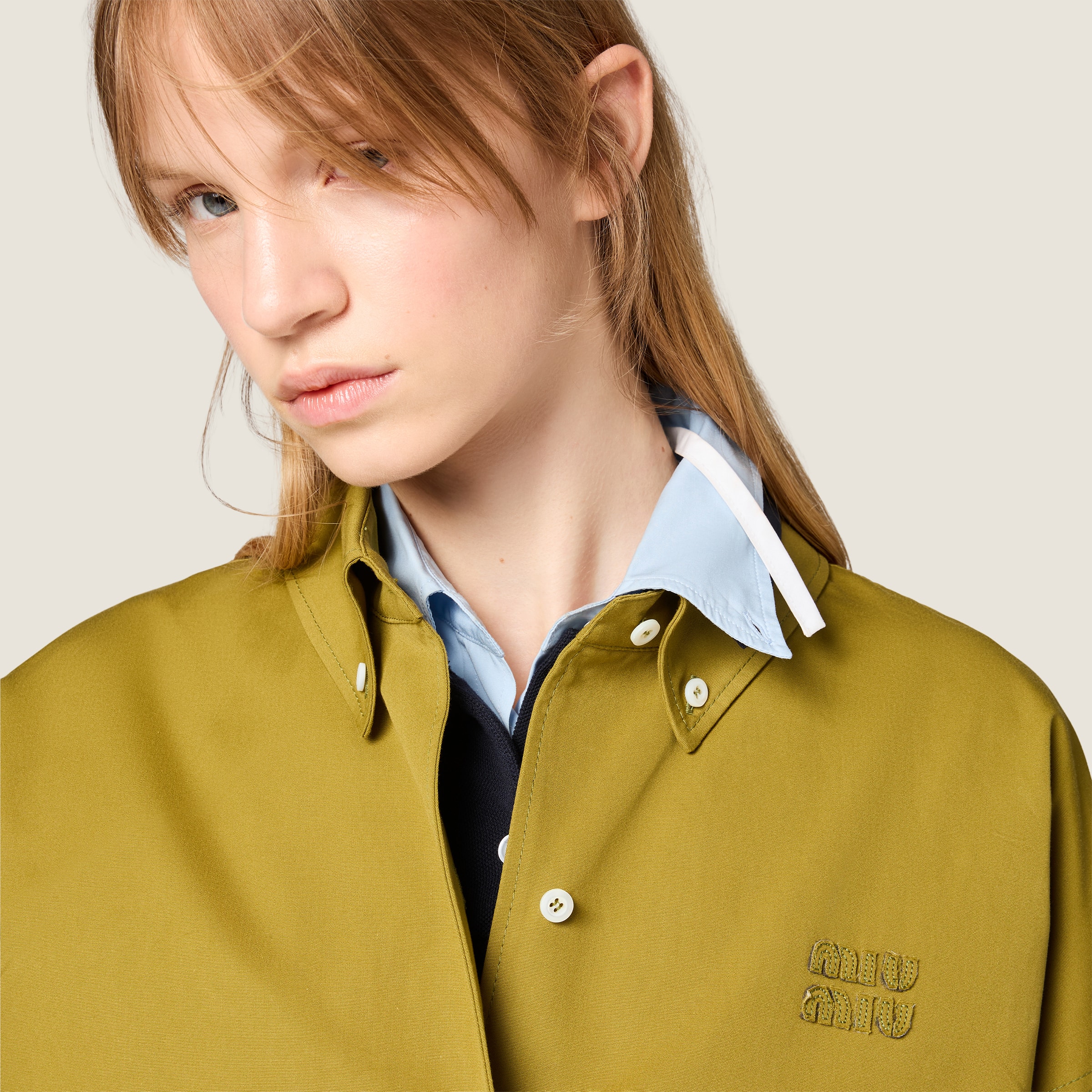 Poplin blouson jacket - thumbnail 6