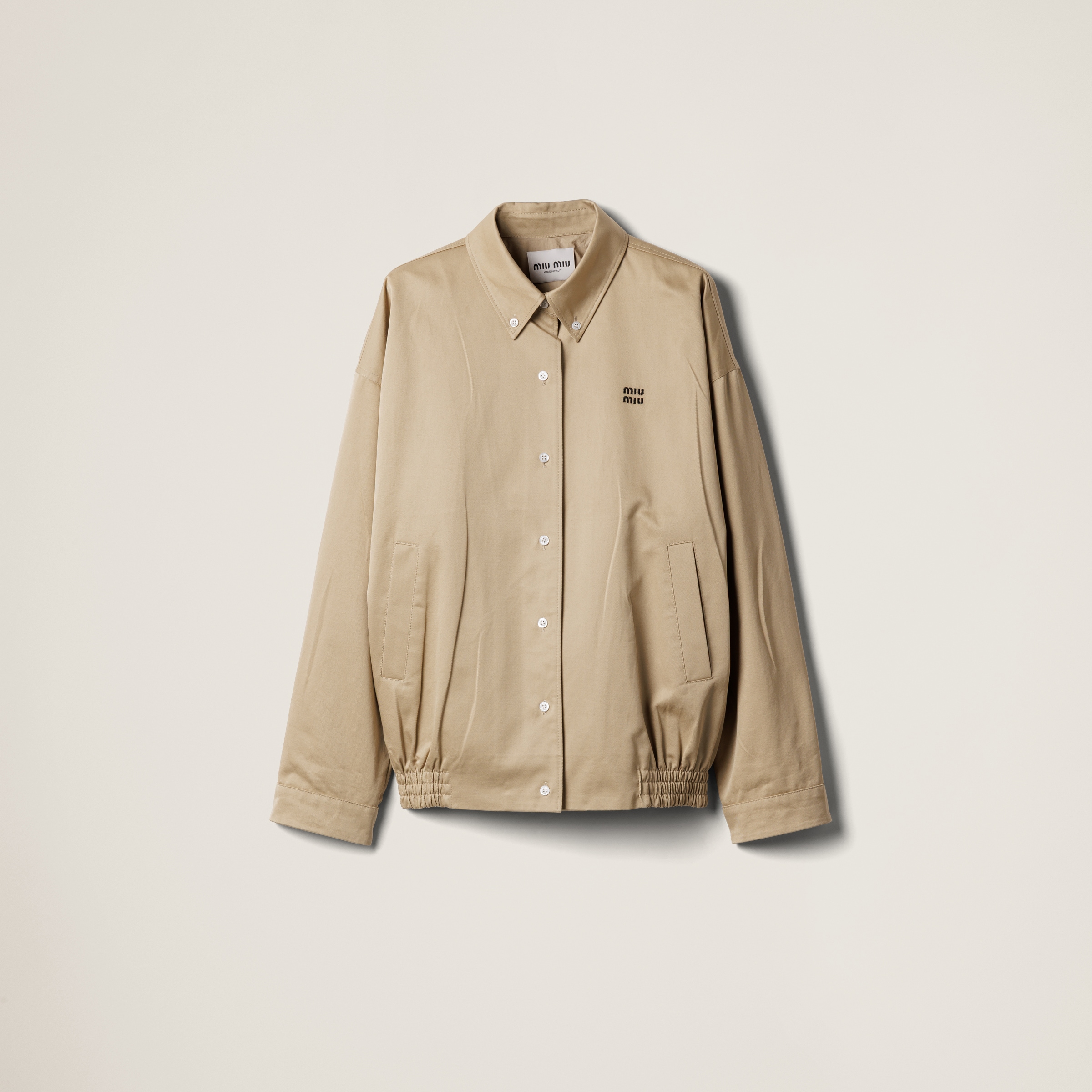Cord Chino Cloth Blouson Jacket | Miu Miu