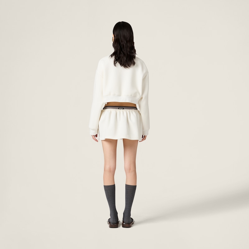 粘合珠地布和科技针织布夹克外套