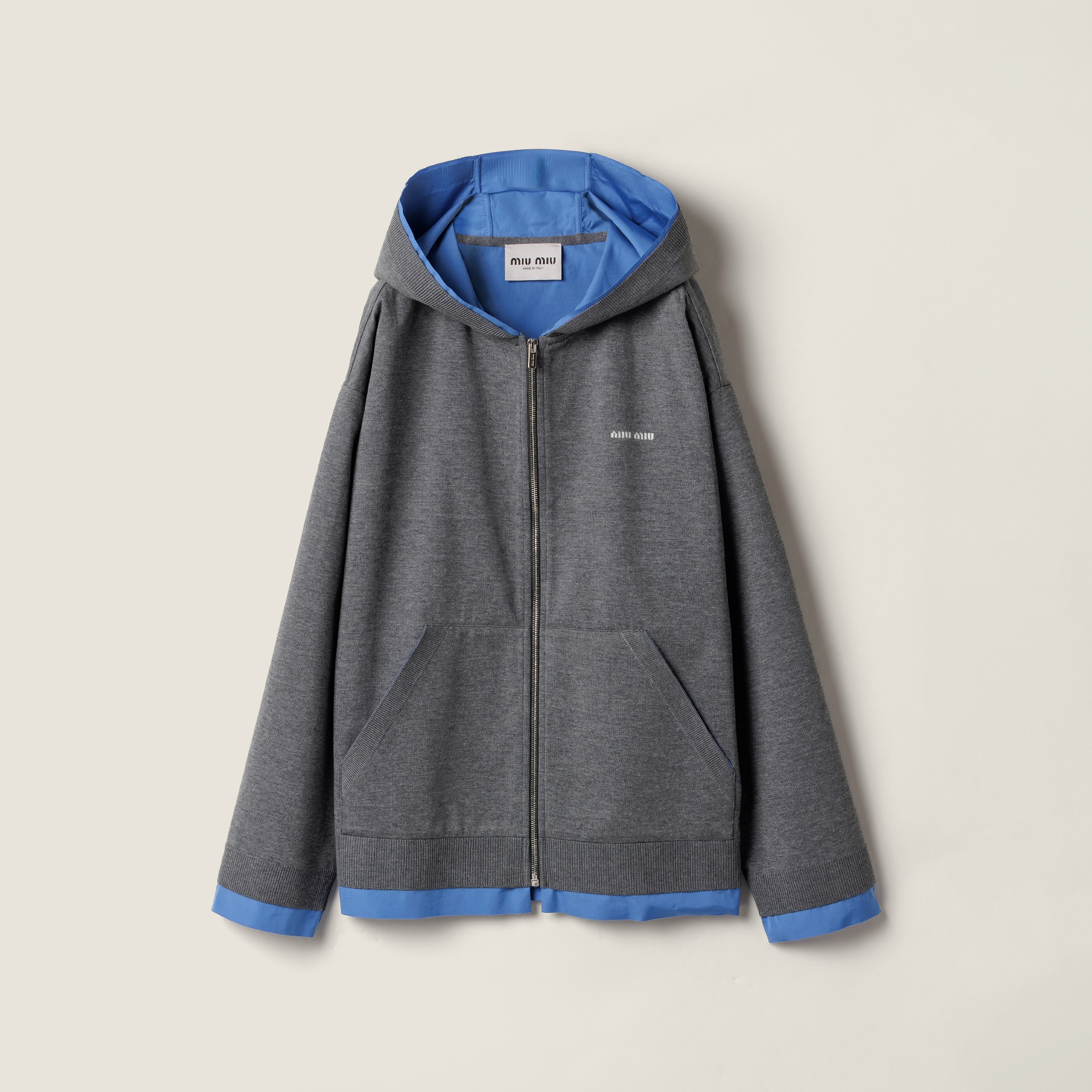 miumiu パナマコットン ブルゾンジャケット MIU MIU(ミュウミュウ) 25SSパナマコットン ブルゾンジャケットML 1050