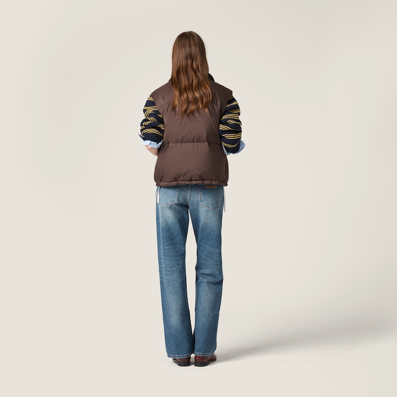 Veste en duvet technique pongé