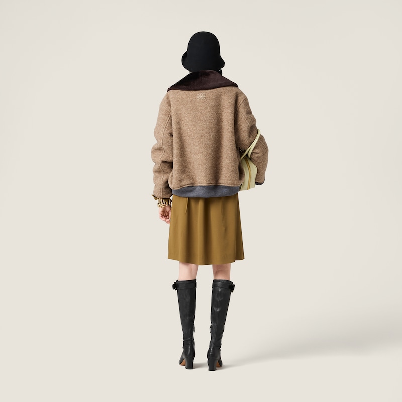 Blousonjacke aus Shetlandwolle