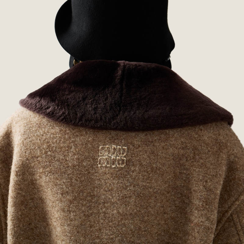 Blousonjacke aus Shetlandwolle