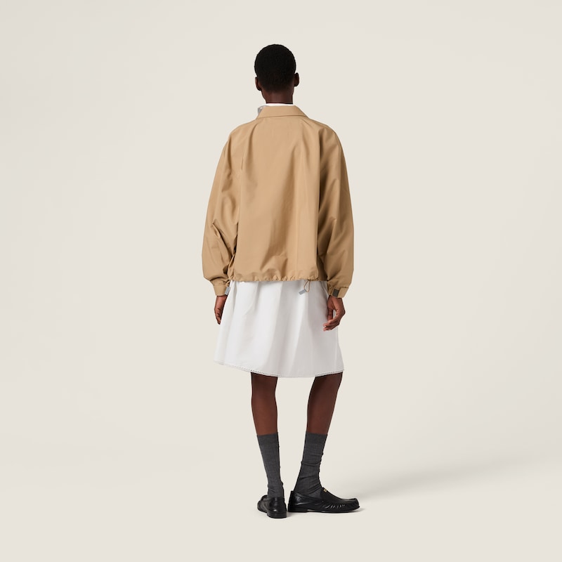 Technical fabric windbreaker