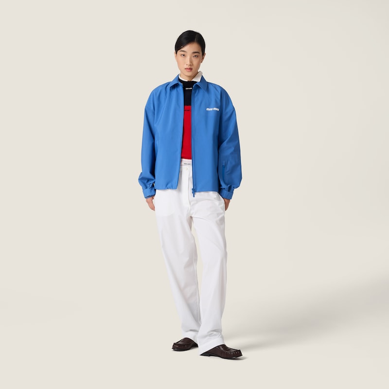 Technical fabric windbreaker