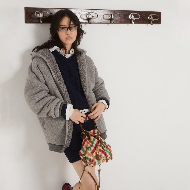 Fleece hoodie jacket