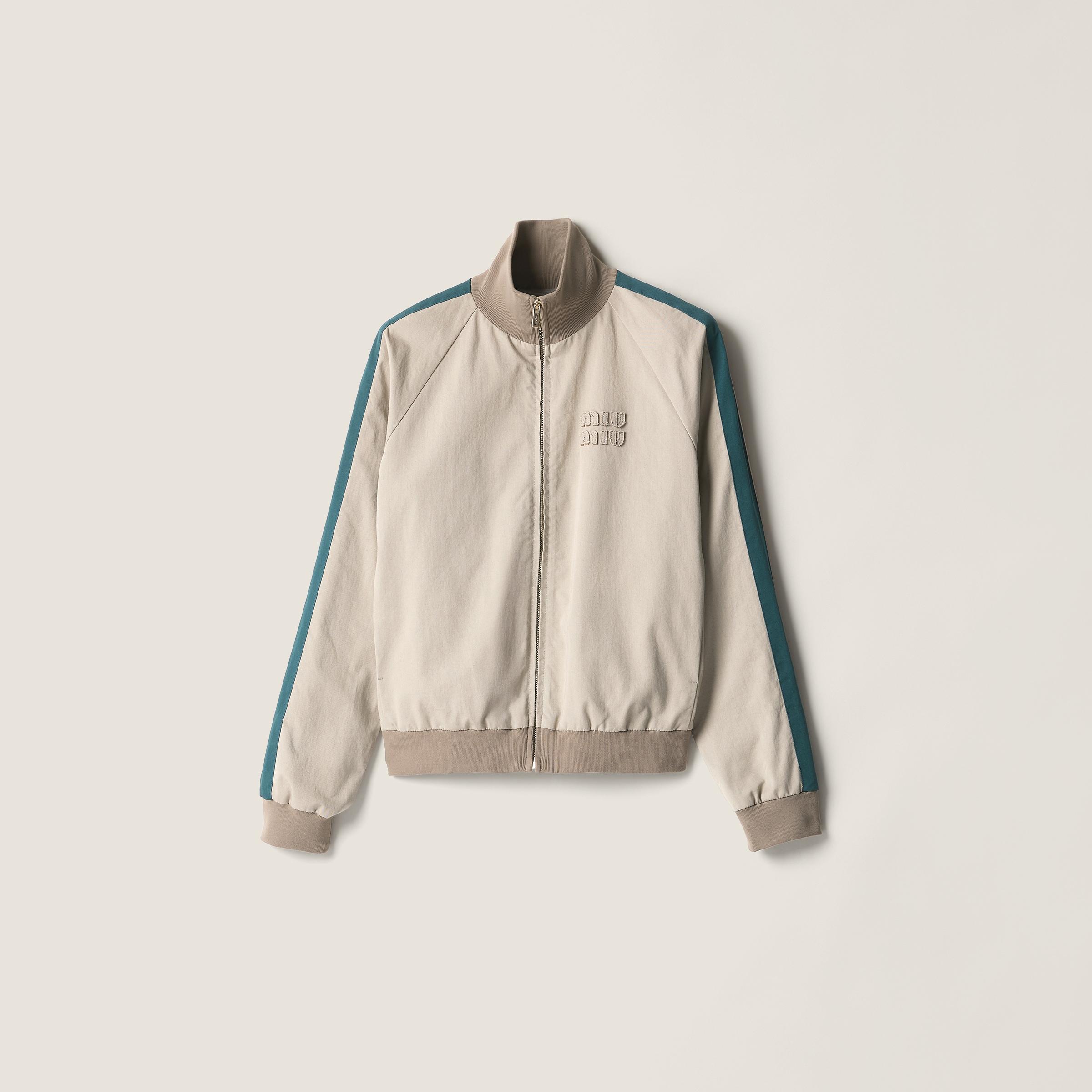 Washed twill blouson jacket from Miu Miu - $3,100