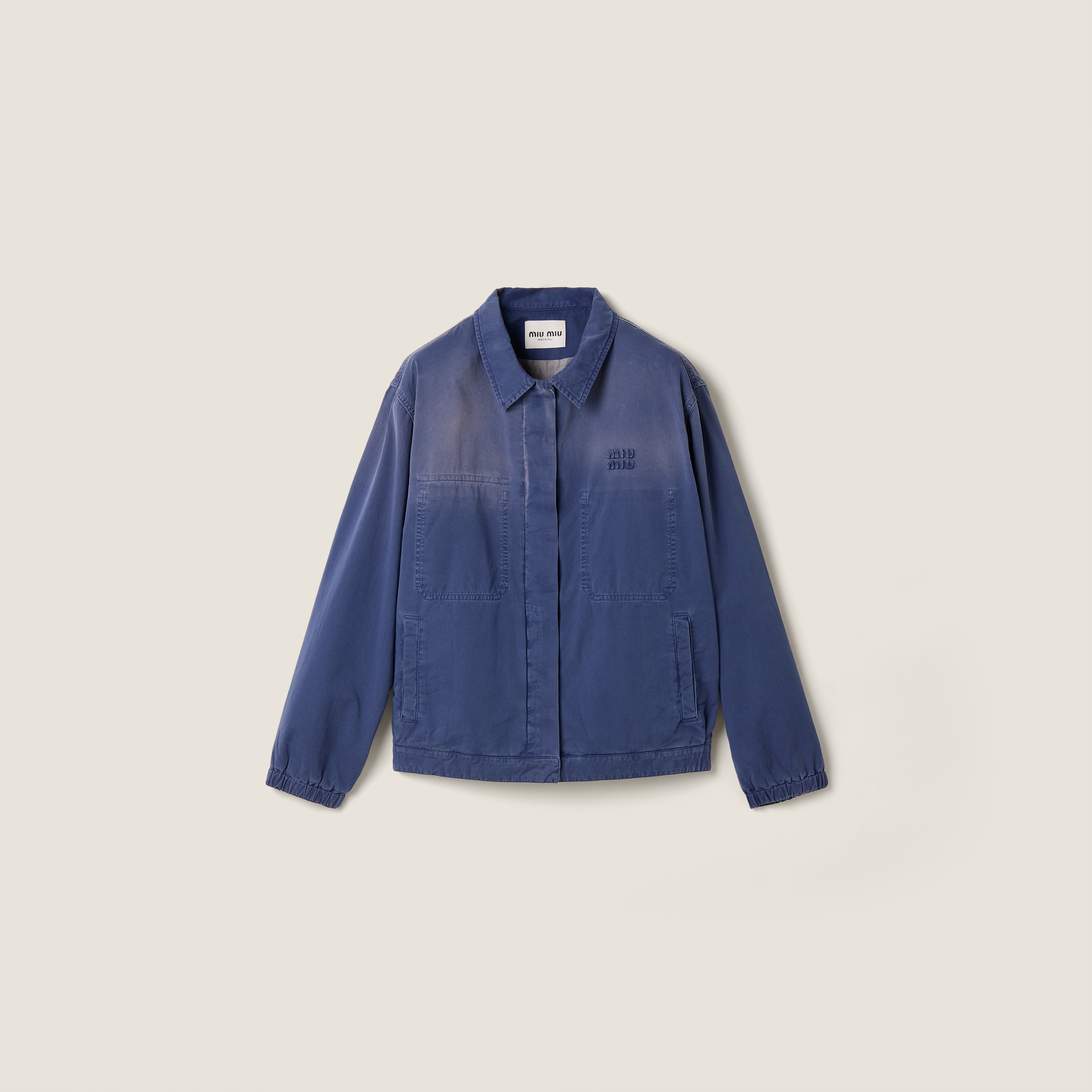 Garment-dyed twill blouson jacket from Miu Miu - $3,900