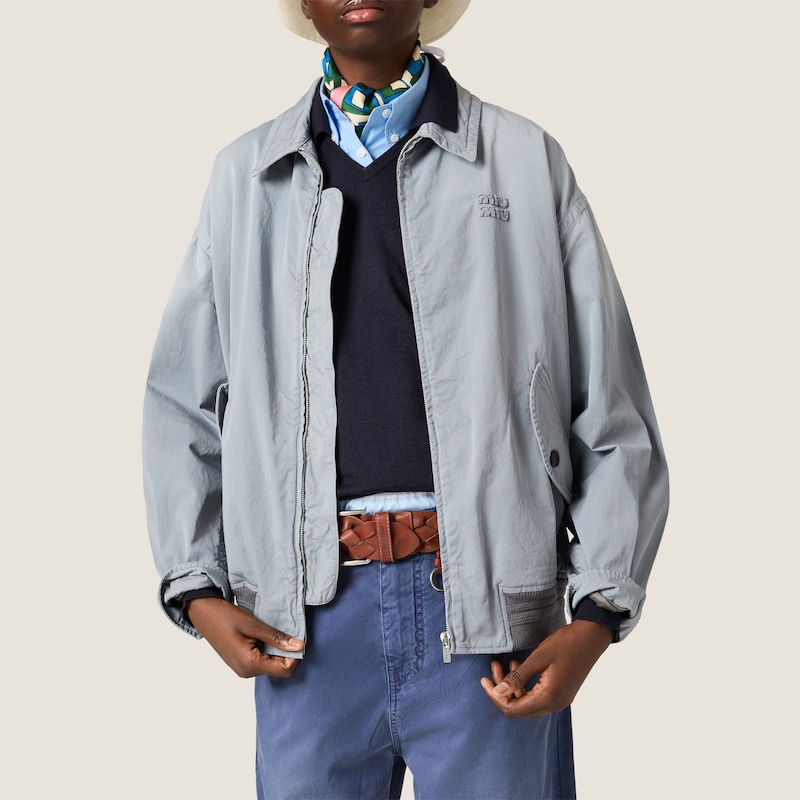 Old twill blouson jacket