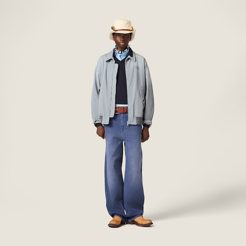 Old twill blouson jacket