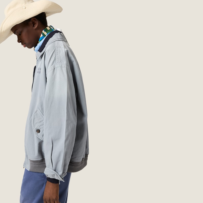 Old twill blouson jacket