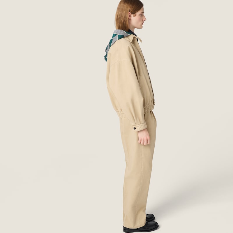 Old gabardine blouson jacket