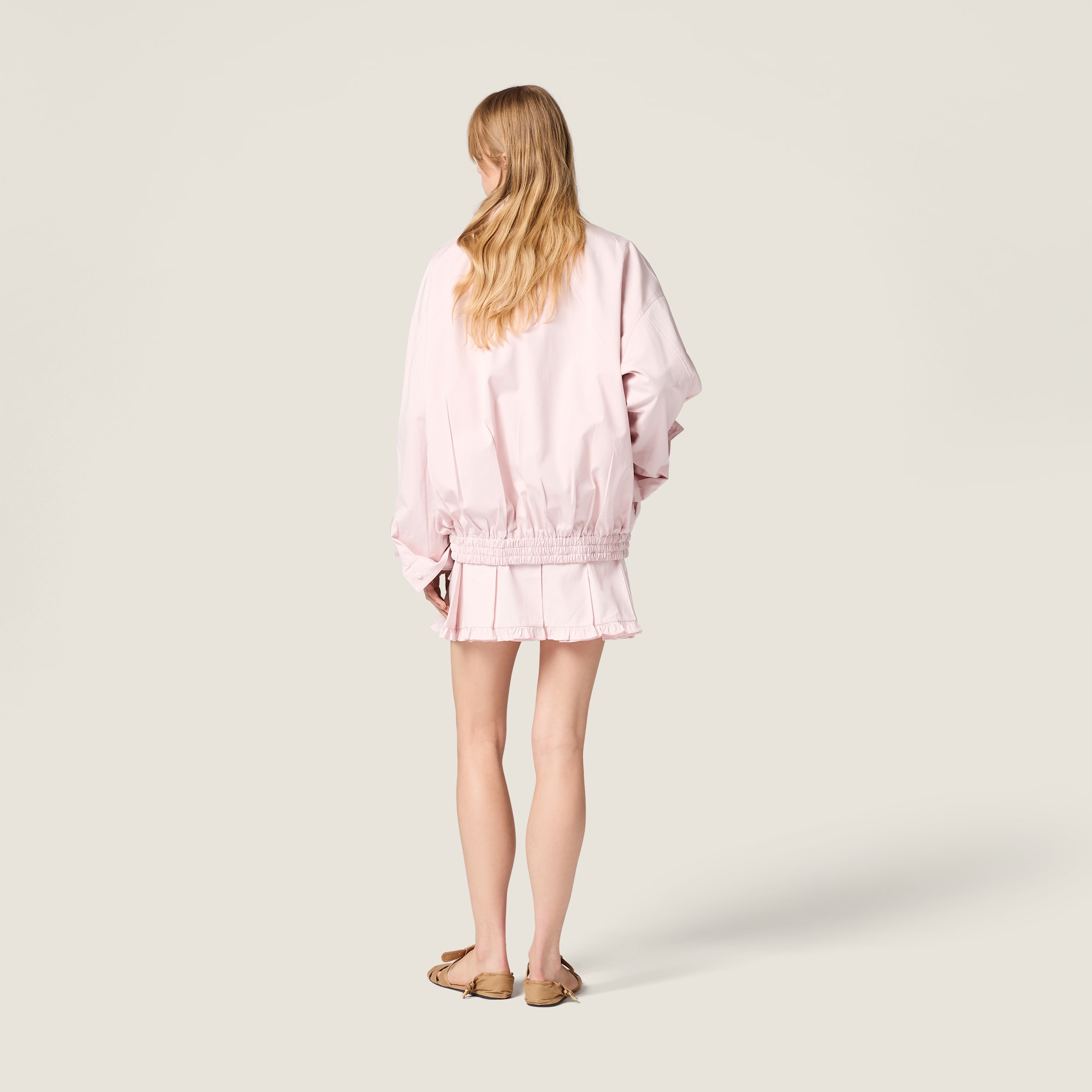 Poplin blouson jacket - thumbnail 3