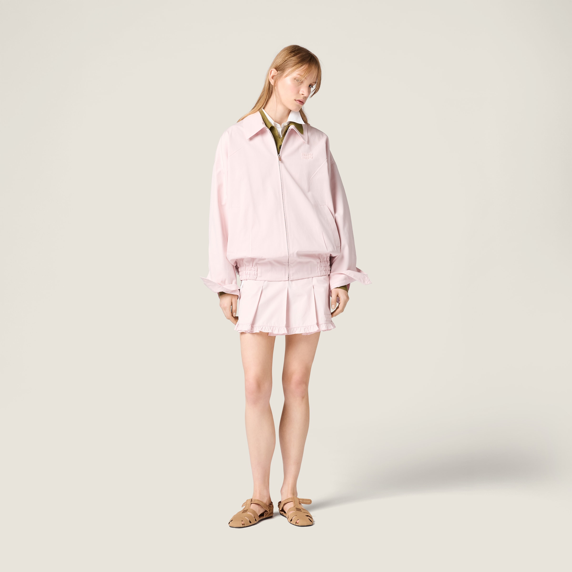 Poplin blouson jacket - thumbnail 2