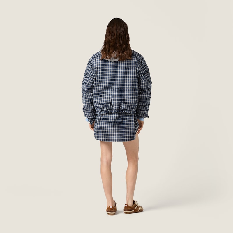 Doudoune en flanelle réversible