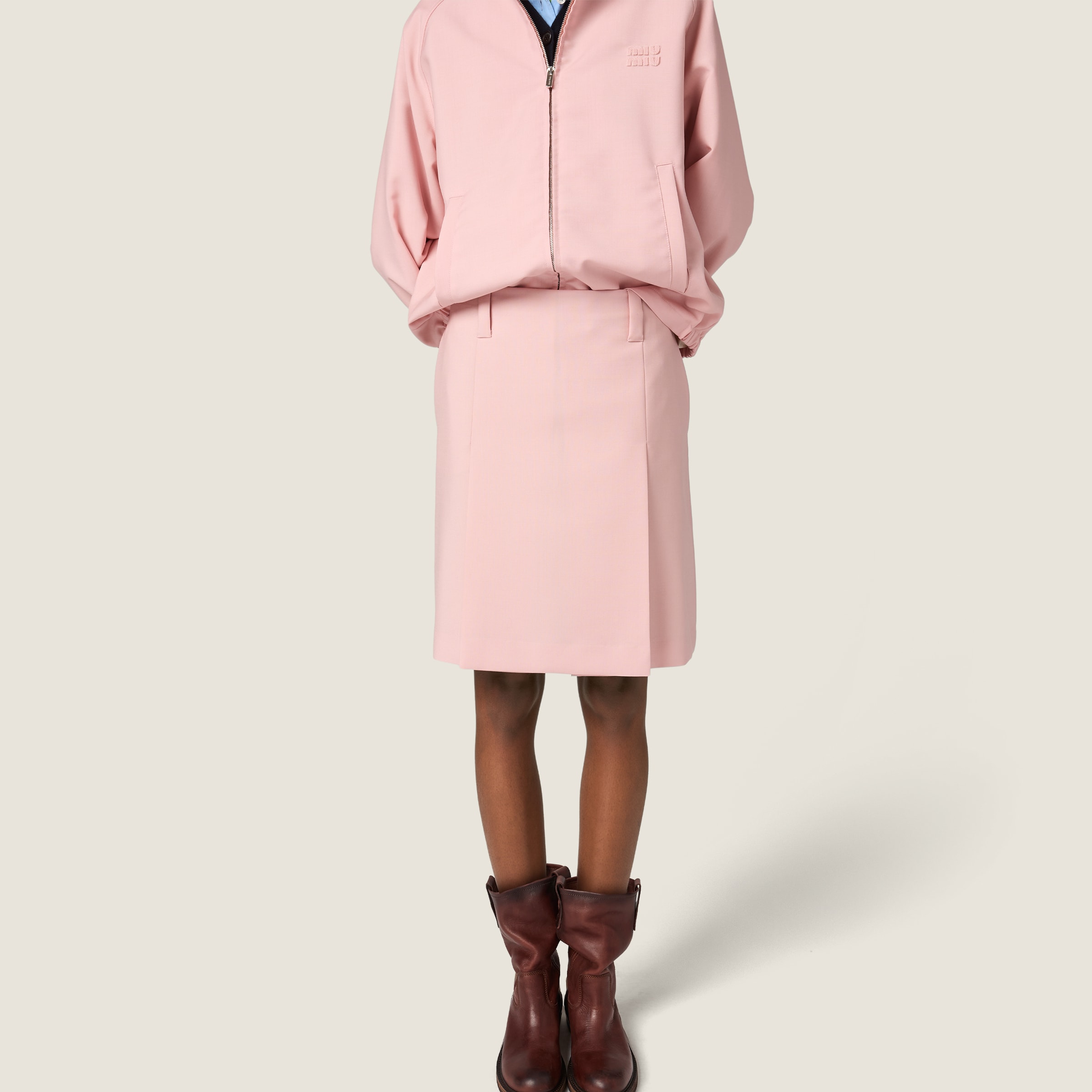 Kid mohair blouson jacket - thumbnail 5