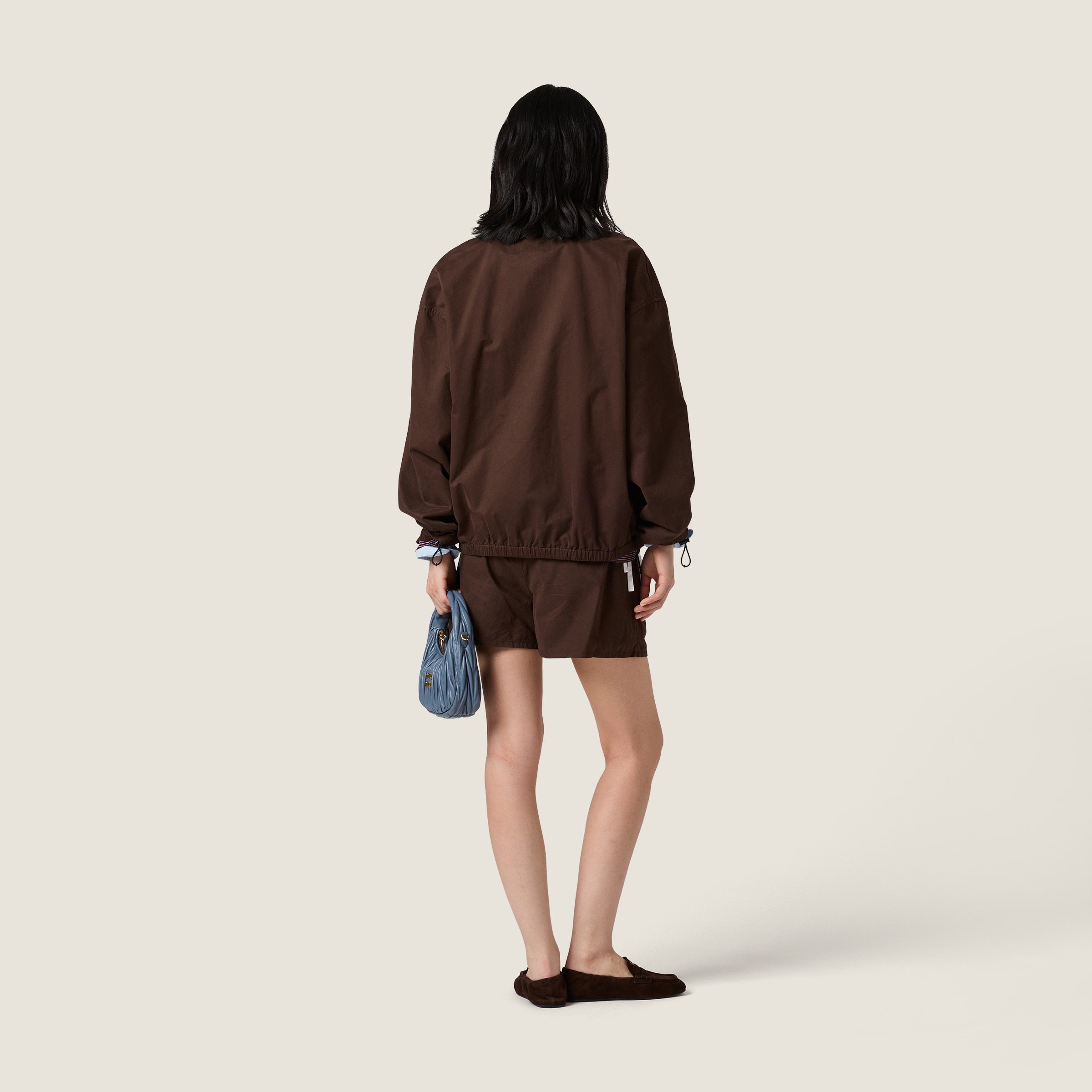 Washed gabardine blouson jacket - thumbnail 3