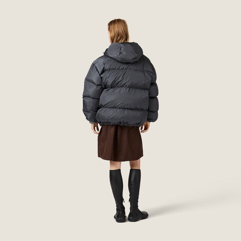 Technical fabric down jacket