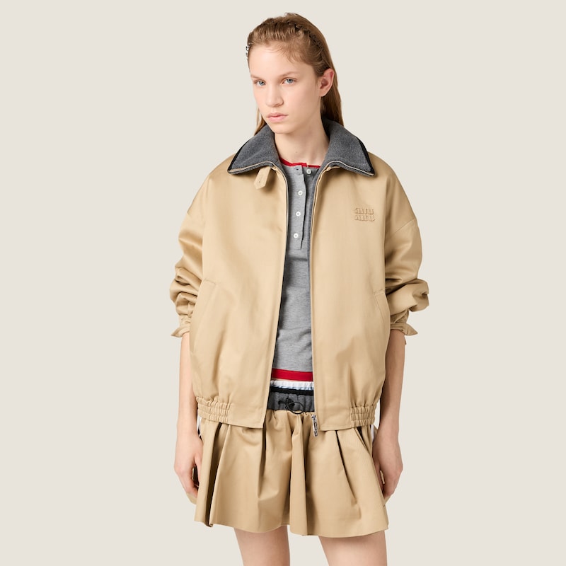 Chino blouson jacket