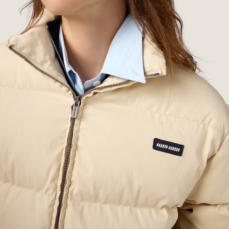 Poplin down jacket