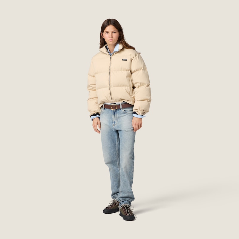 Poplin down jacket
