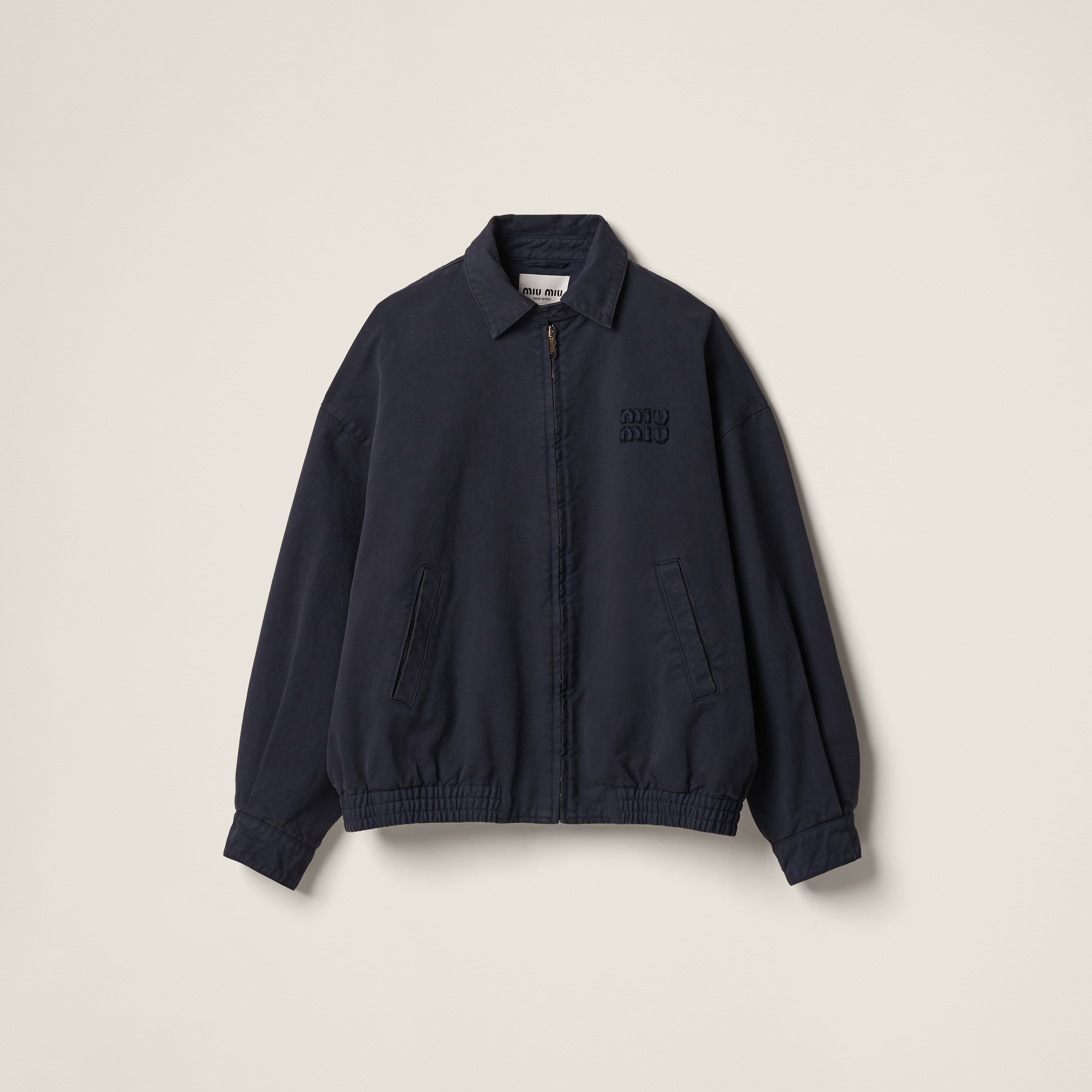 Wool blouson jacket outlet