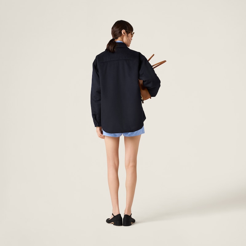 Piumino medio in velour