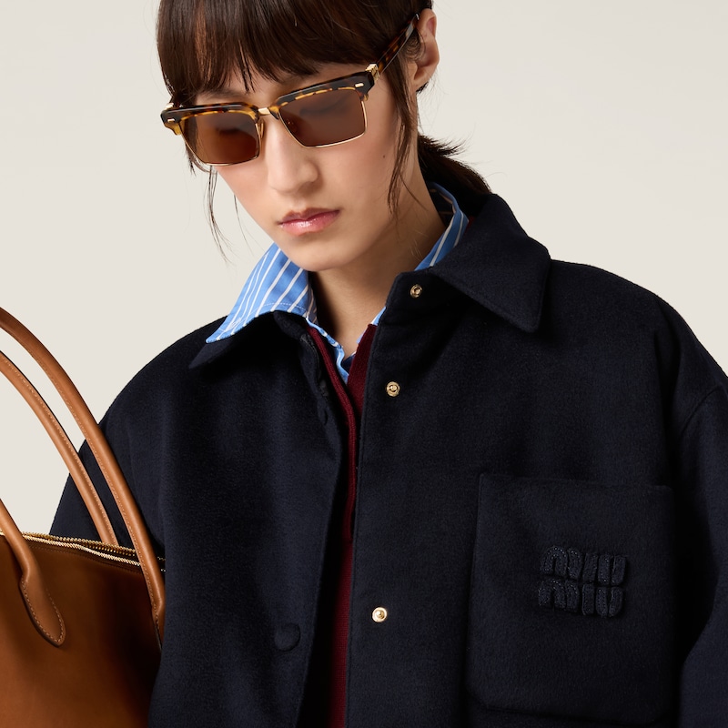 Piumino medio in velour