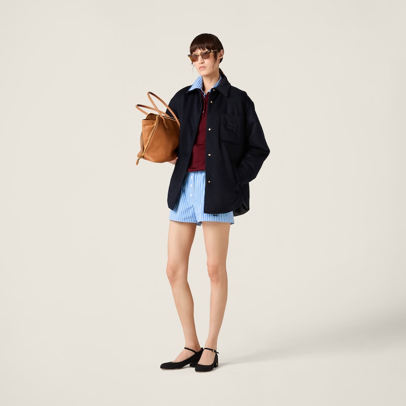 Piumino medio in velour