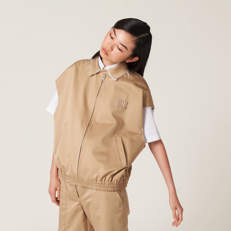 Chino blouson jacket