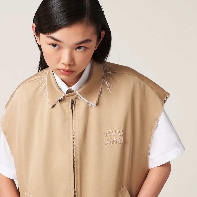 Chino blouson jacket