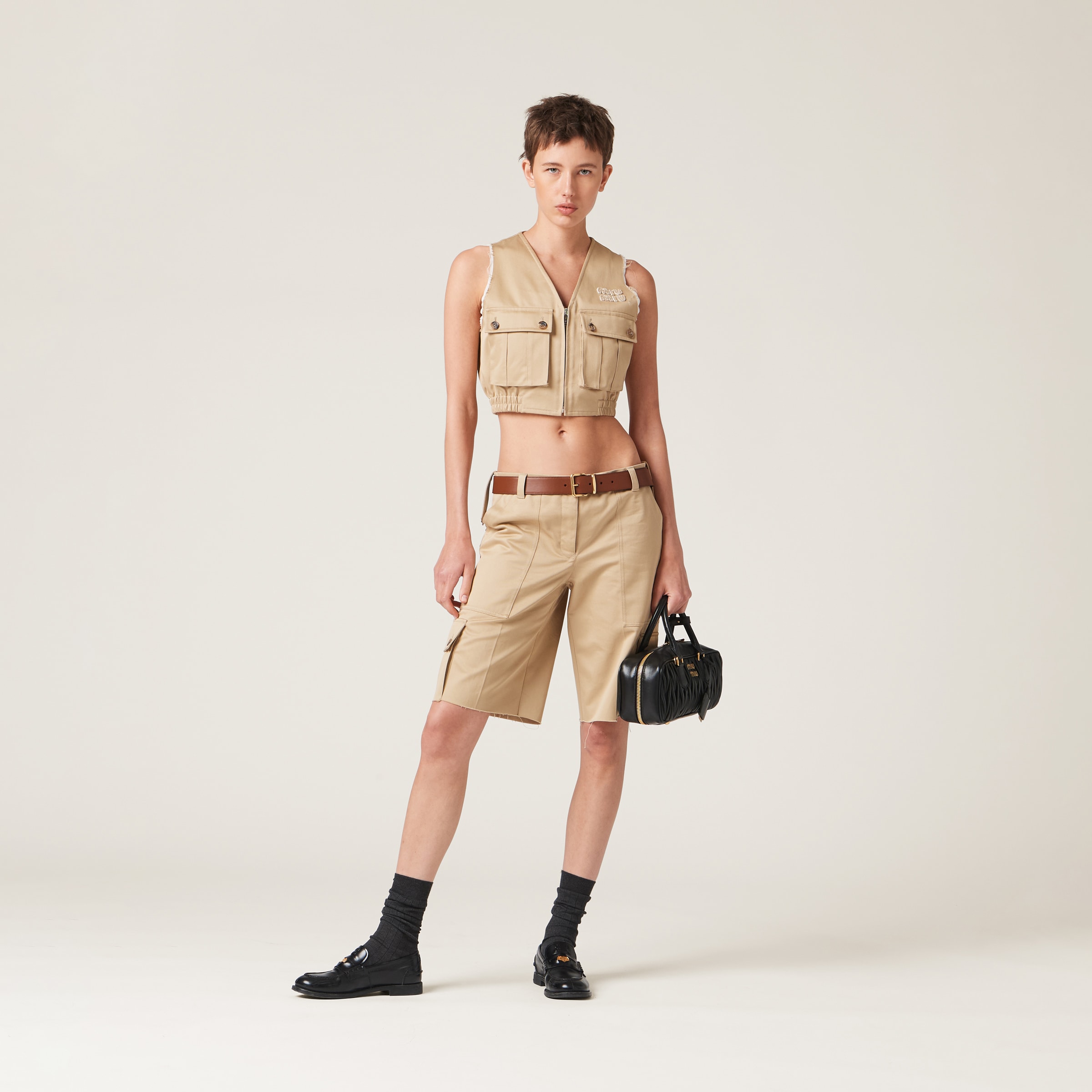 Cord Chino Vest | Miu Miu