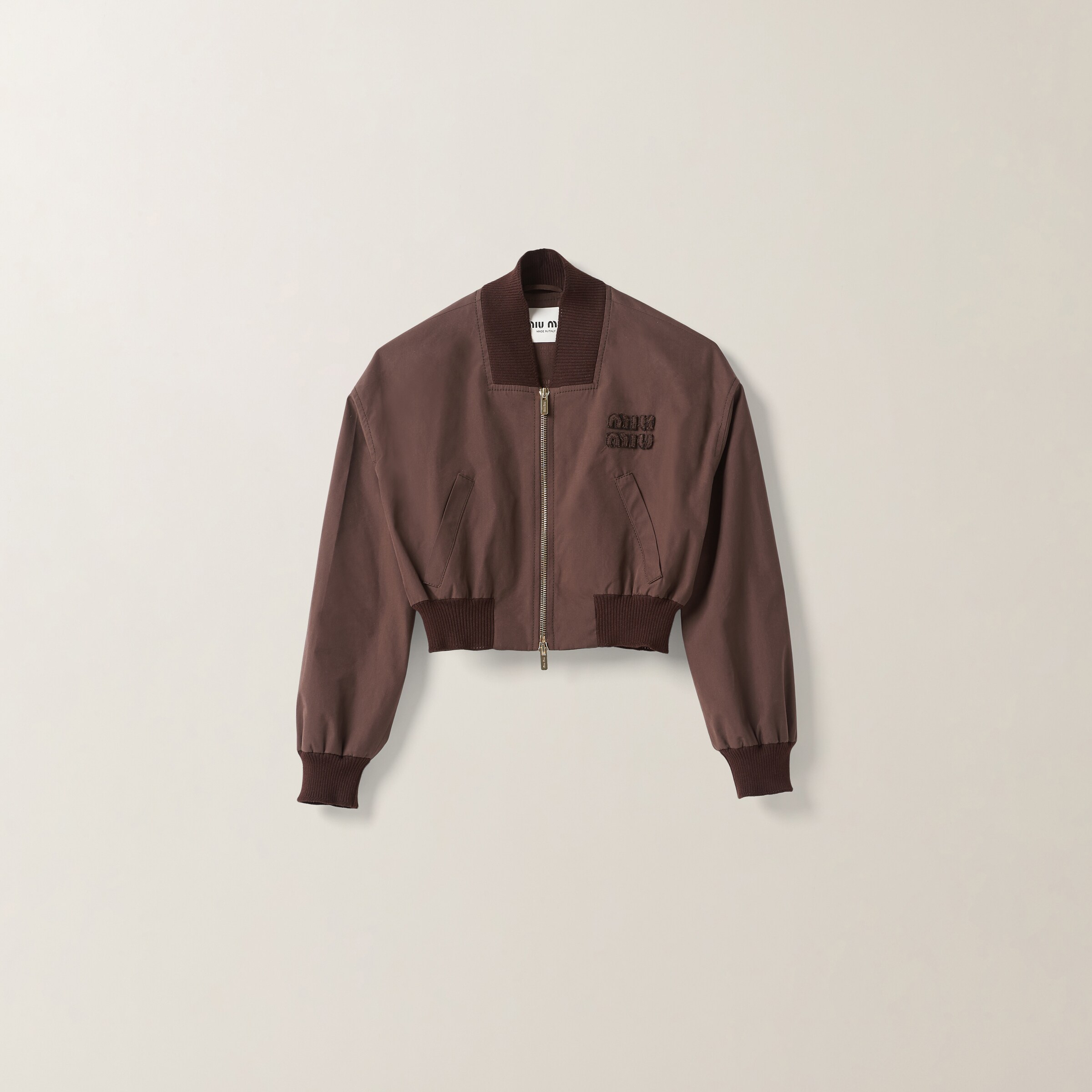 Miu miu hotsell bomber