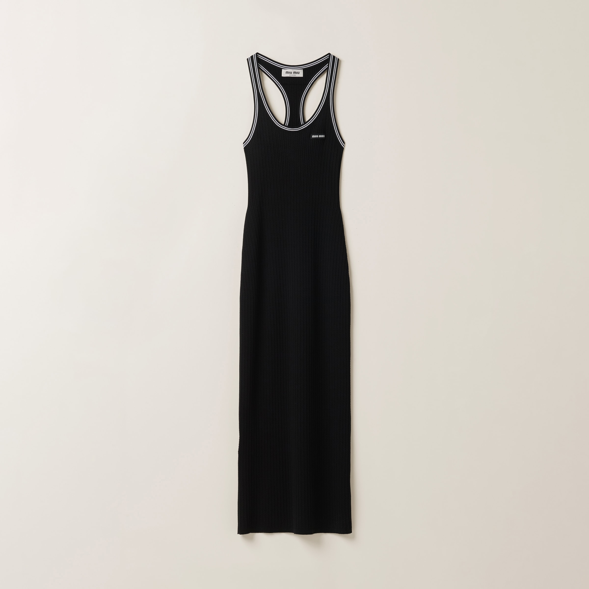 7400012 Black Viscose Dress main image 1
